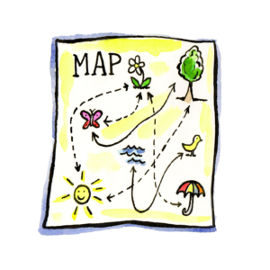 Map icon for about me page.